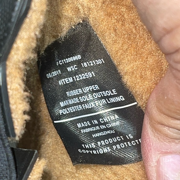 Chooka premium crafted Chelsea Waterproof, faux fur lined boots size US 9. GUC - Picture 12 of 14